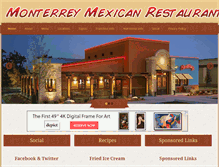 Tablet Screenshot of eatmonterreys.com